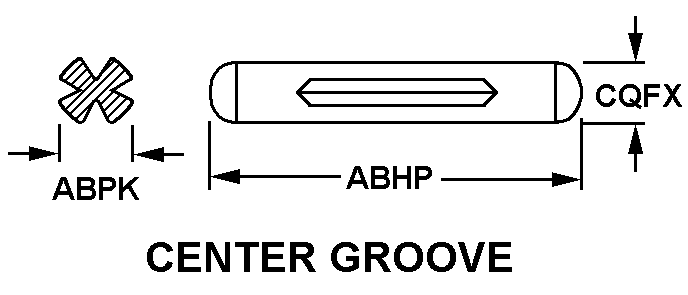CENTER GROOVE style nsn 5315-00-407-9712