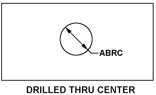 DRILLED THRU CENTER style nsn 5315-00-177-1108