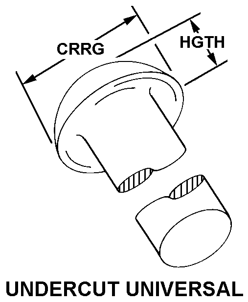 UNDERCUT UNIVERSAL style nsn 5315-01-177-9864