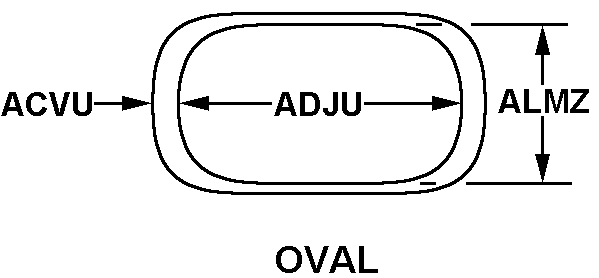 OVAL style nsn 5340-00-371-8106