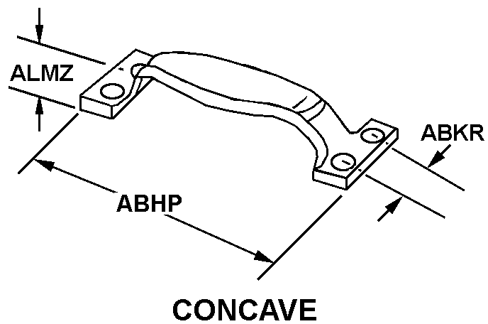 CONCAVE style nsn 5340-01-478-1057