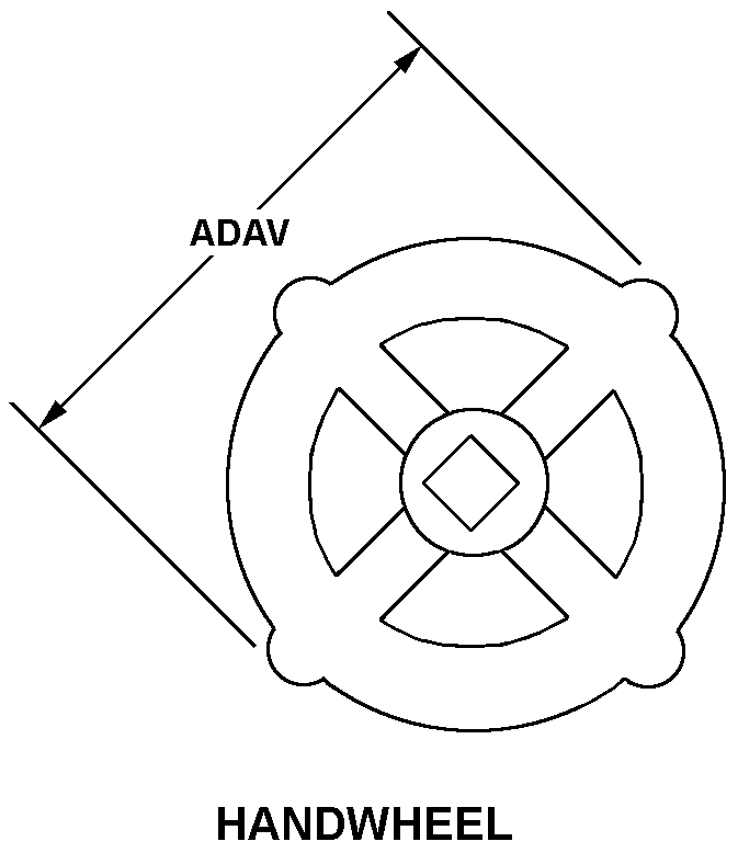 HANDWHEEL style nsn 4510-01-617-3041