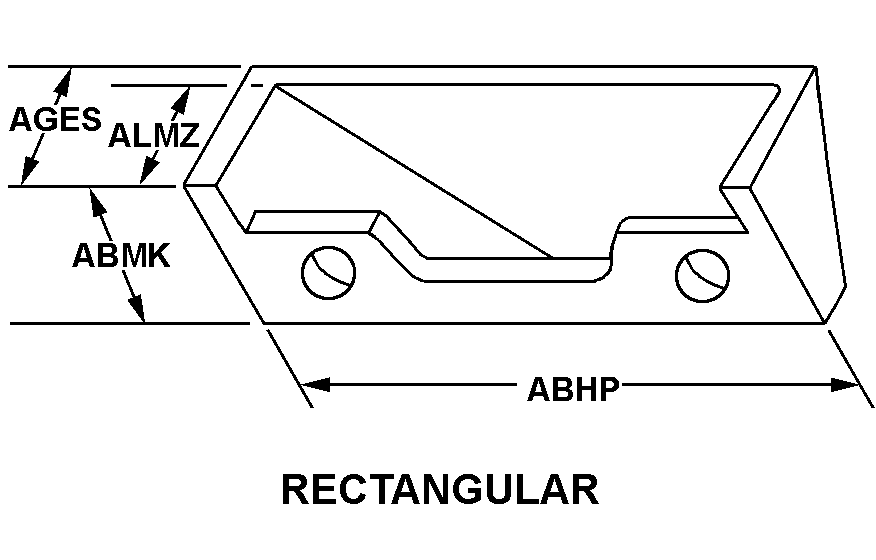 RECTANGULAR style nsn 5340-01-400-1940