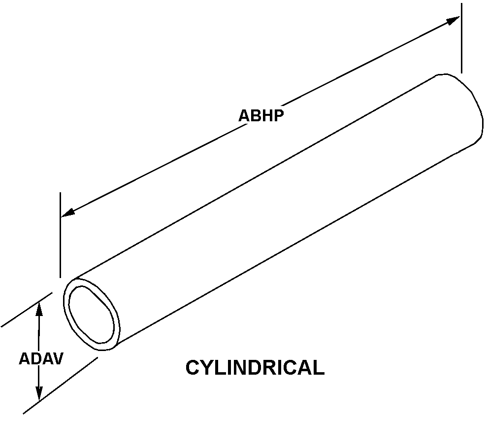 CYLINDRICAL style nsn 5340-00-442-2764