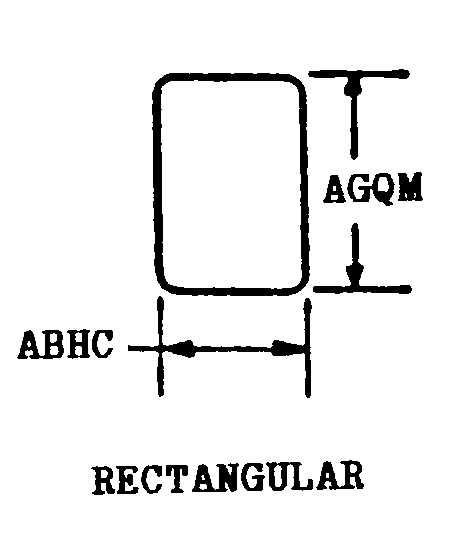 RECTANGULAR style nsn 5120-00-254-6622