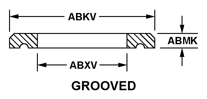 GROOVED style nsn 3110-01-047-6356