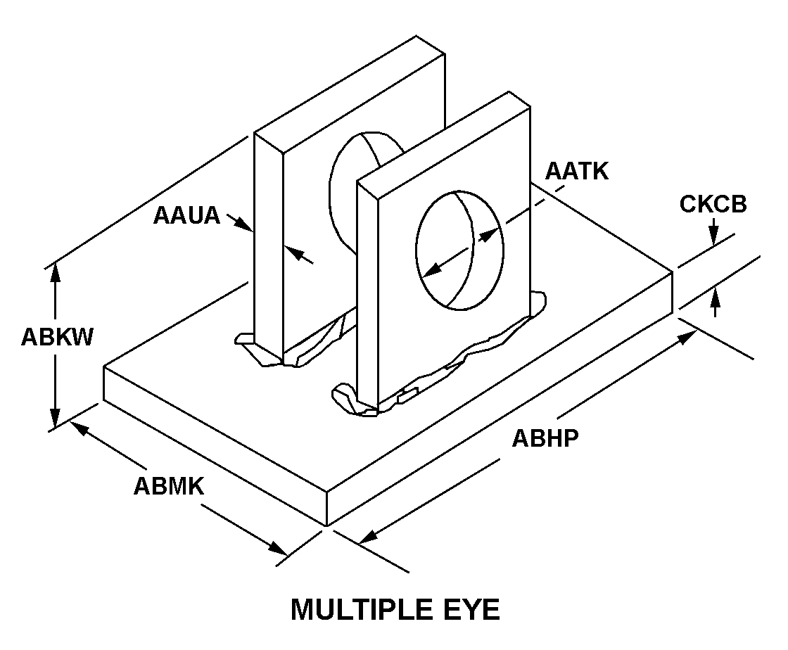 MULTIPLE EYE style nsn 5340-01-567-3494