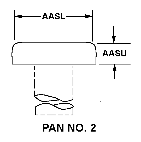 PAN NO. 2 style nsn 5310-01-118-4952