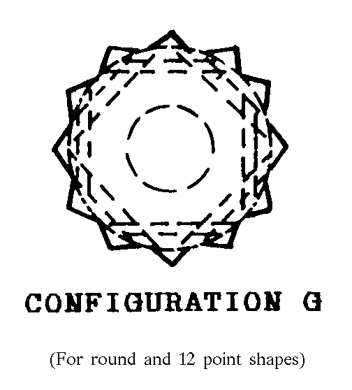 CONFIGURATION G style nsn 5310-00-314-1906