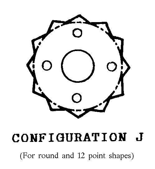 CONFIGURATION J style nsn 5310-00-624-6714