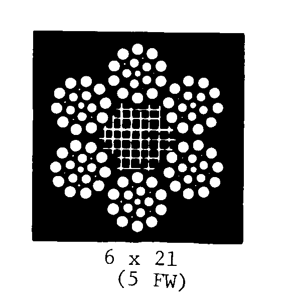 6 X 21 (5 FW) style nsn 4010-00-844-9089