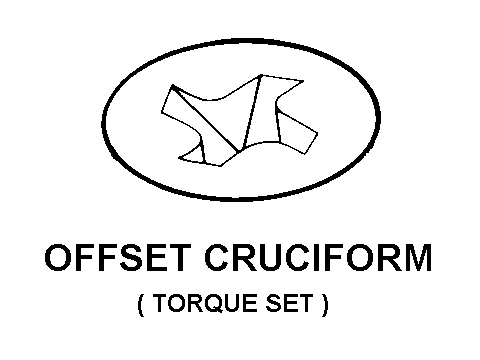OFFSET CRUCIFORM (TORQUE SET) style nsn 5305-00-005-8299