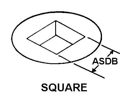 SQUARE style nsn 5305-01-388-9100
