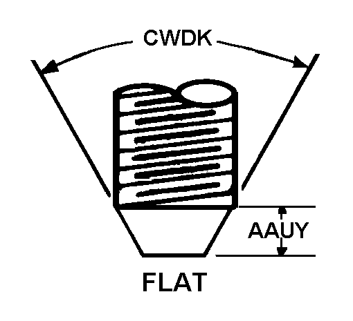 FLAT style nsn 5306-01-626-6164