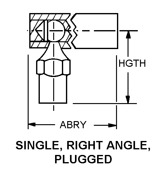 SINGLE, RIGHT ANGLE, PLUGGED style nsn 3040-00-257-2669