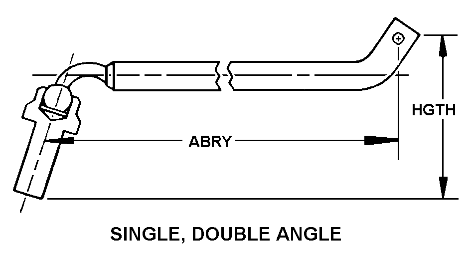 SINGLE, DOUBLE ANGLE style nsn 3040-01-129-6484