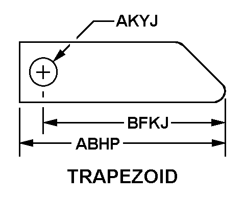 TRAPEZOID style nsn 3040-01-118-5906