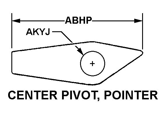 CENTER PIVOT, POINTER style nsn 3040-00-522-2641