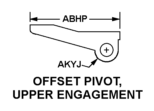 OFFSET PIVOT, UPPER ENGAGEMENT style nsn 3040-00-866-8041