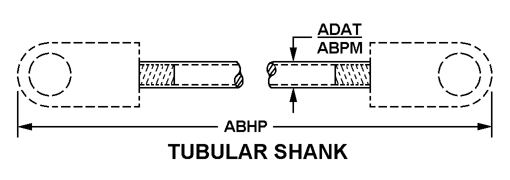 TUBULAR SHANK style nsn 3040-00-764-1397