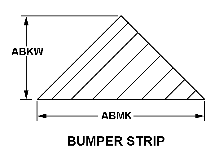 BUMPER STRIP style nsn 9390-00-580-6810