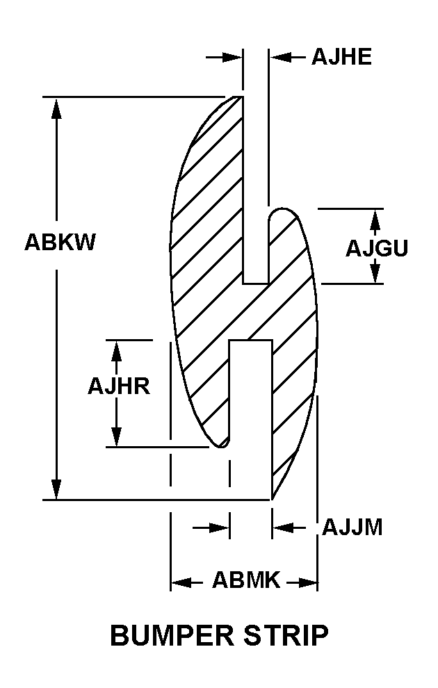 BUMPER STRIP style nsn 9390-01-338-5873