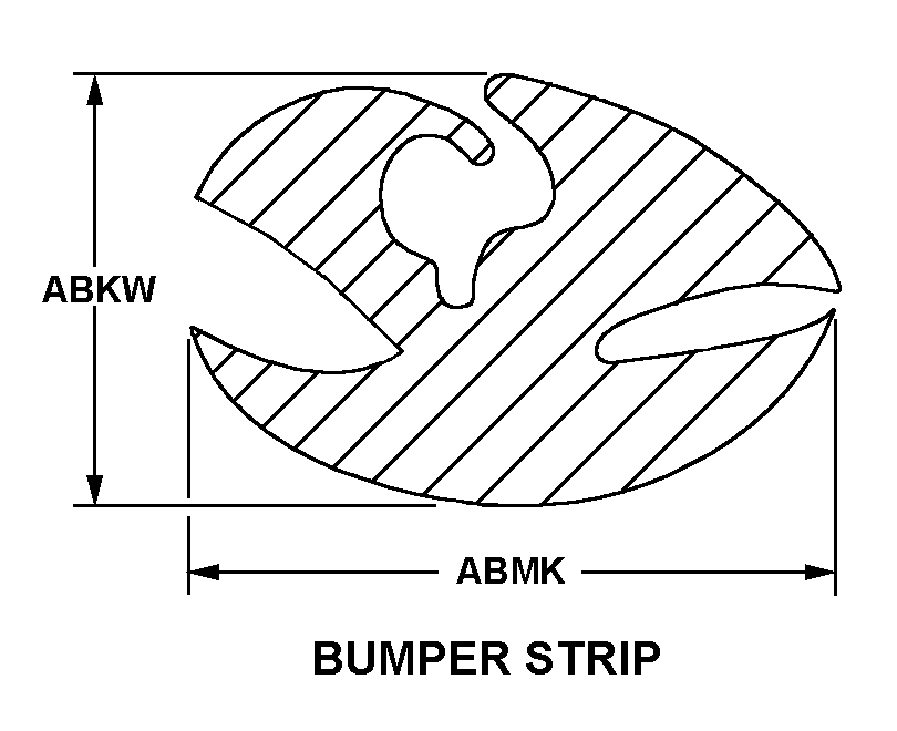 BUMPER STRIP style nsn 9390-01-338-5873