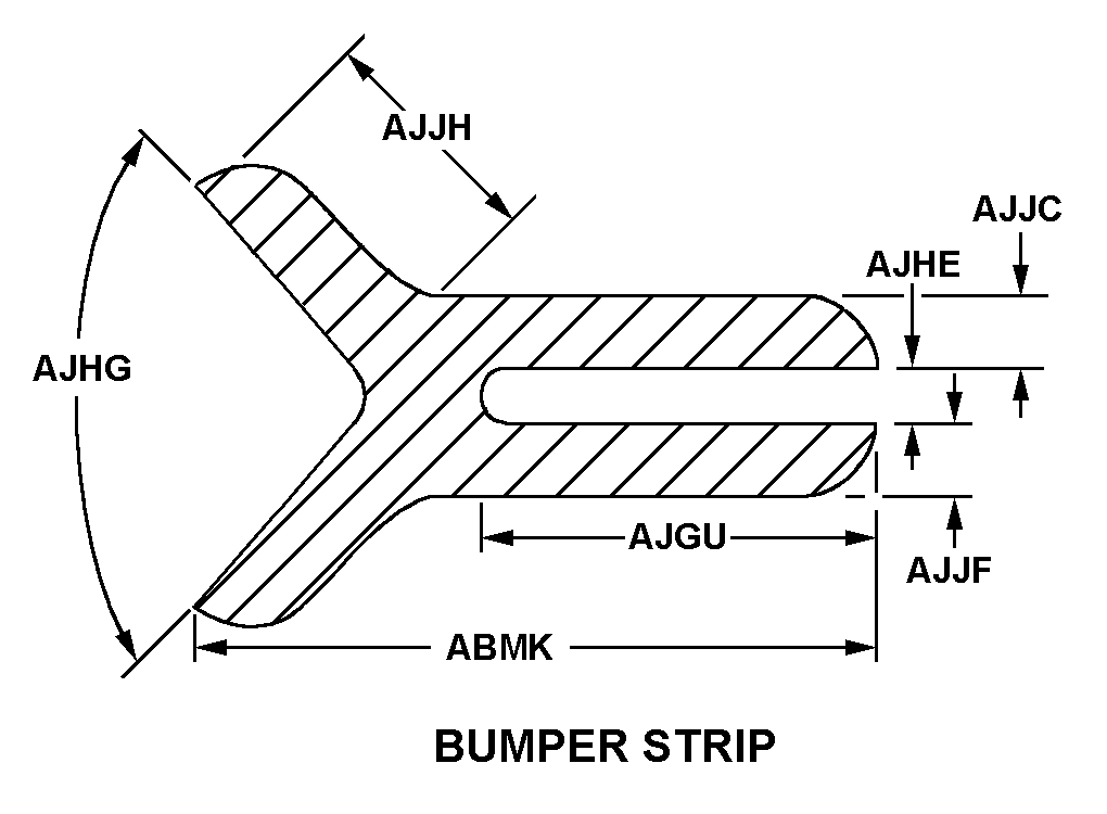 BUMPER STRIP style nsn 9390-01-338-5873