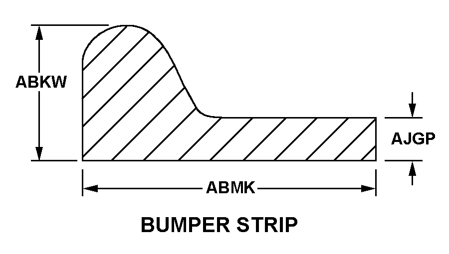 BUMPER STRIP style nsn 9390-01-338-5873