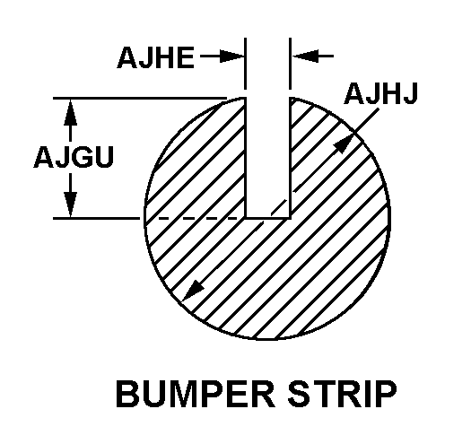 BUMPER STRIP style nsn 9390-01-338-5873