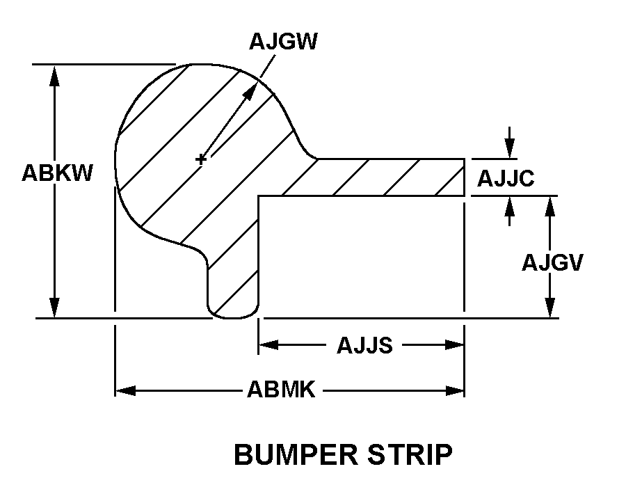 BUMPER STRIP style nsn 9390-01-338-5873