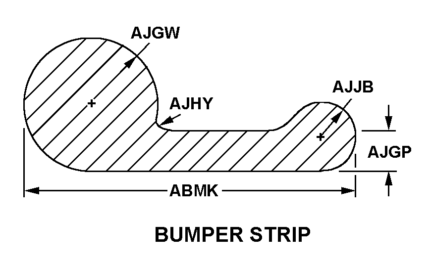 BUMPER STRIP style nsn 9390-01-338-5873