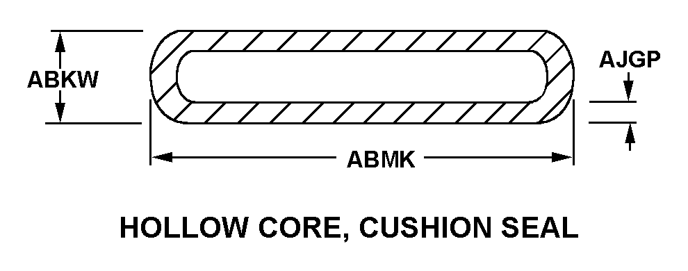 HOLLOW CORE, CUSHION SEAL style nsn 9390-00-297-2001