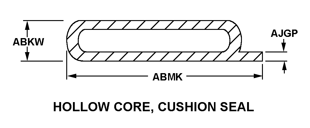 HOLLOW CORE, CUSHION SEAL style nsn 9390-00-297-2001