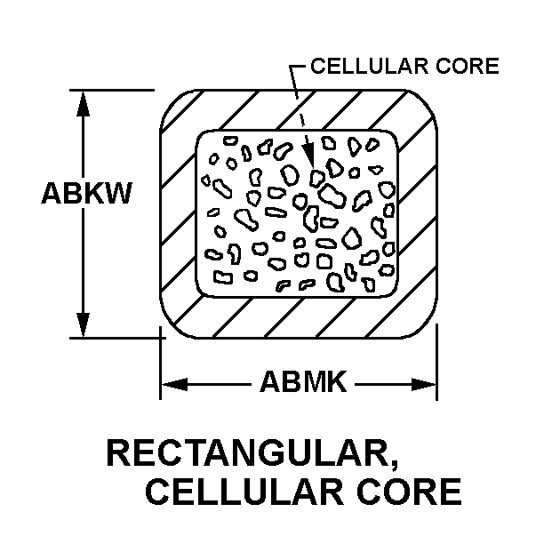 RECTANGULAR, CELLULAR CORE style nsn 9390-01-343-4483