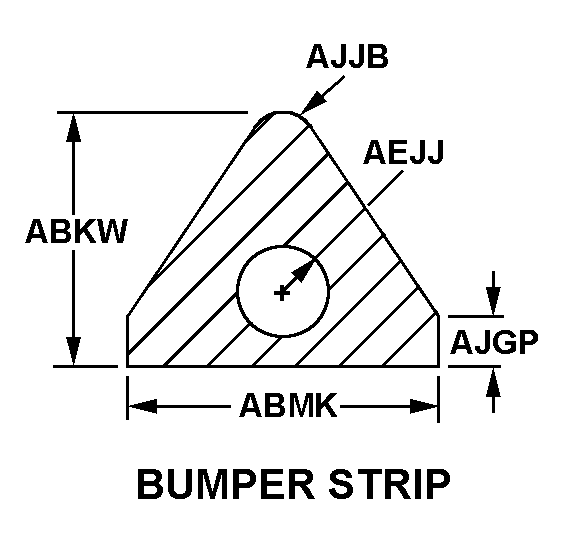 BUMPER STRIP style nsn 9390-00-893-1908