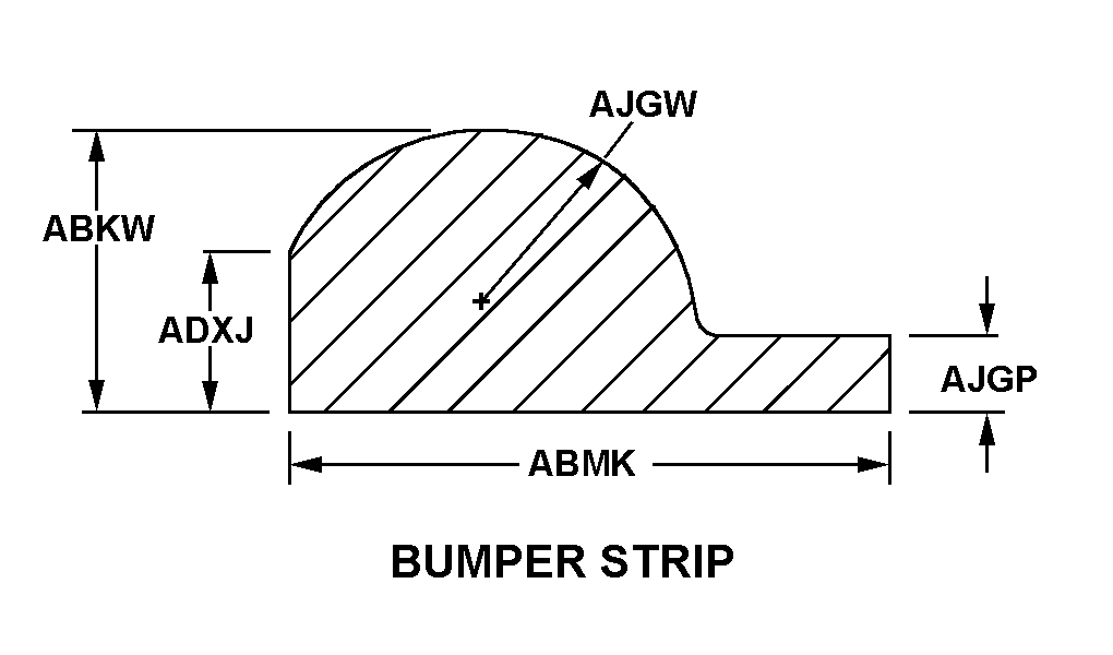 BUMPER STRIP style nsn 9390-01-338-5873