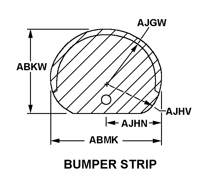 BUMPER STRIP style nsn 9390-01-338-5873