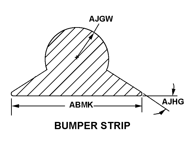 BUMPER STRIP style nsn 9390-01-338-5873