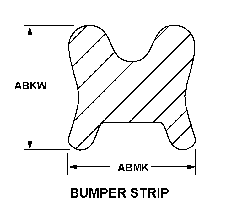 BUMPER STRIP style nsn 9390-01-338-5873