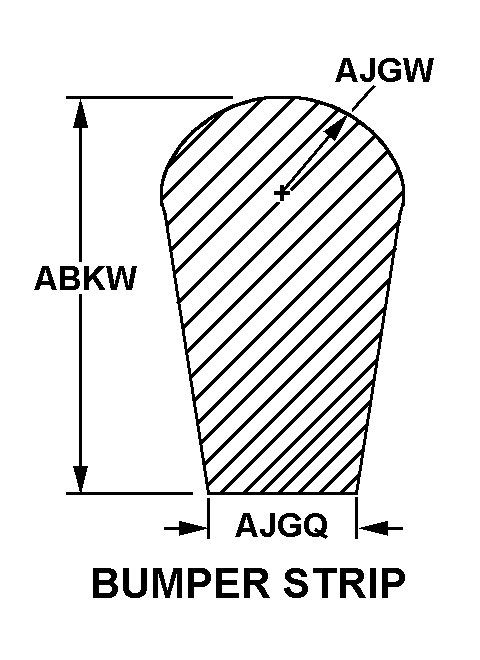 BUMPER STRIP style nsn 9390-01-338-5873