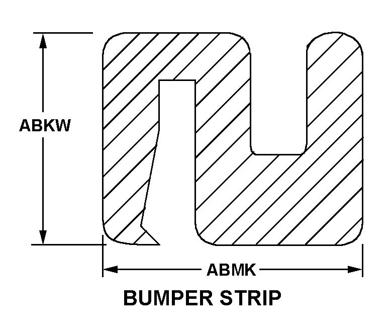 BUMPER STRIP style nsn 9390-01-338-5873