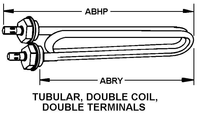TUBULAR, DOUBLE COIL, DOUBLE TERMINALS style nsn 4520-01-644-1349