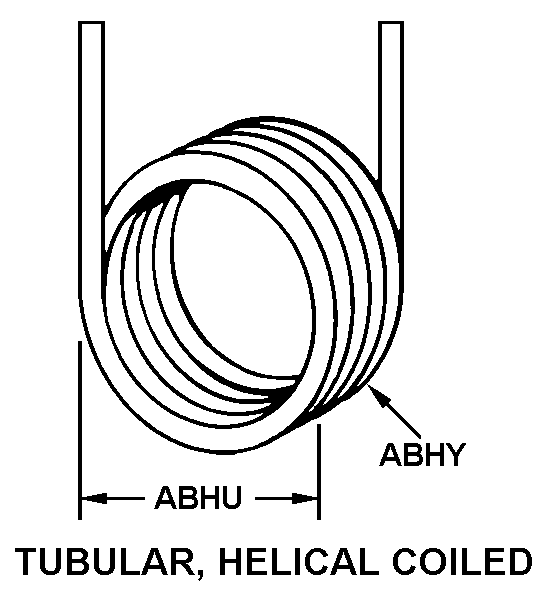 TUBULAR, HELICAL COILED style nsn 4520-00-541-8611