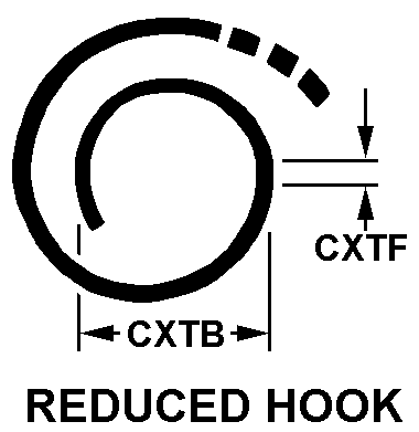 REDUCED HOOK style nsn 5360-01-580-2139