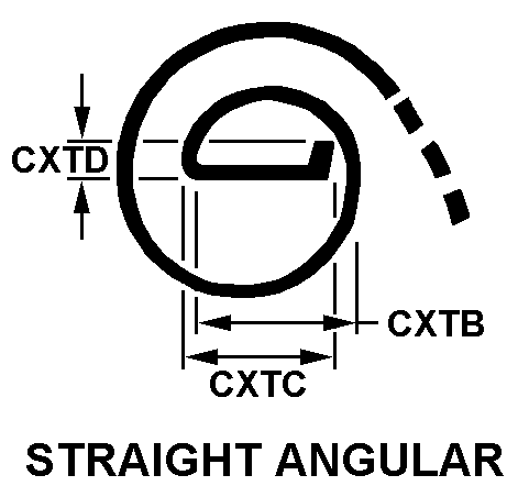 STRAIGHT ANGULAR style nsn 5360-01-322-5648