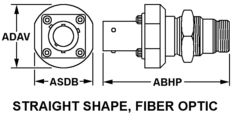 STRAIGHT SHAPE, FIBER OPTIC style nsn 6060-01-515-8700