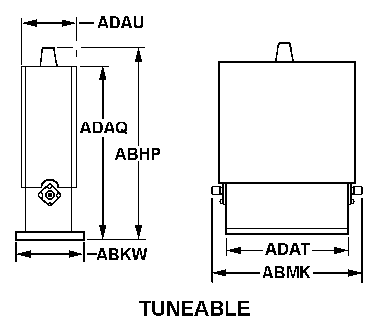 TUNEABLE style nsn 5915-00-194-4808