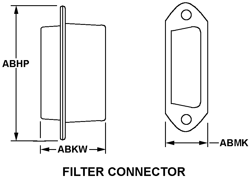 FILTER CONNECTOR style nsn 5915-01-530-5754