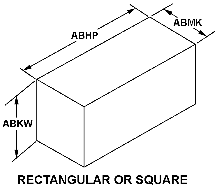 RECTANGULAR OR SQUARE style nsn 6625-01-064-0632